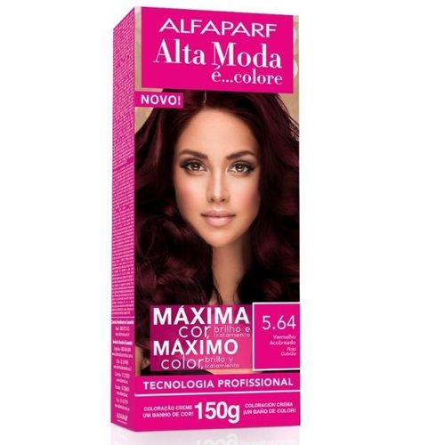 Tintura Alta Moda 150g 5.64 Vermelho Acobreado Tintura Alta Moda 150g 5.64 Vermelho Acobreado