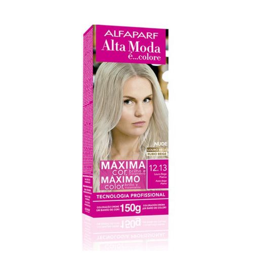 Tintura Alta Moda 12.13 Louro Bege Platina 150g Tintura Alta Moda 12.13 Louro Bege Platina 150g