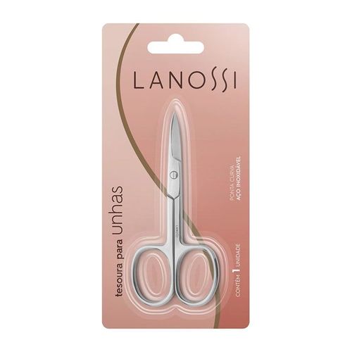 Tesoura De Unha Curvada Lanossi Simples Tesoura De Unha Curvada Lanossi Simples