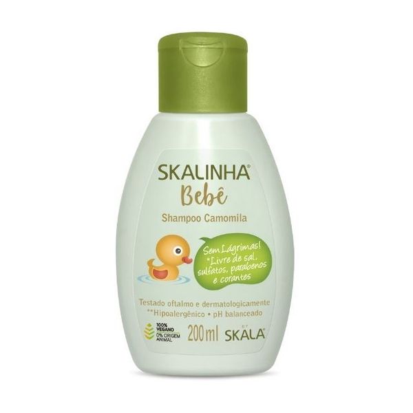 Shampoo Infantil Skalinha Bebê 200ml Camomila