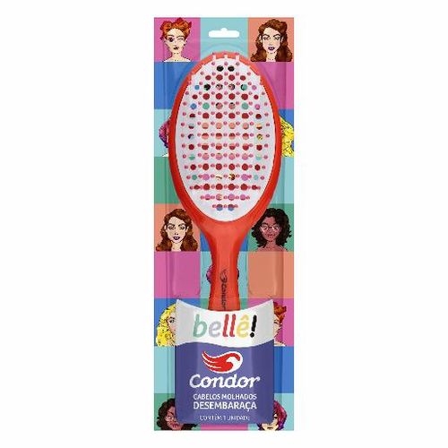Escova Para Cabelos Condor Bellê Oval Escova Para Cabelos Condor Bellê Oval