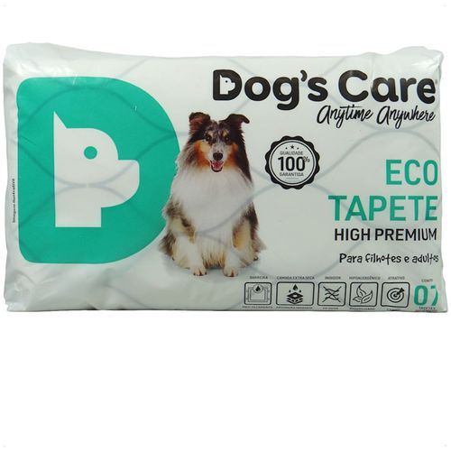 TAPETE HIGIÊNICO DOG´S CARE ECO HIGH PREMIUM 7 UN 82X60 CM