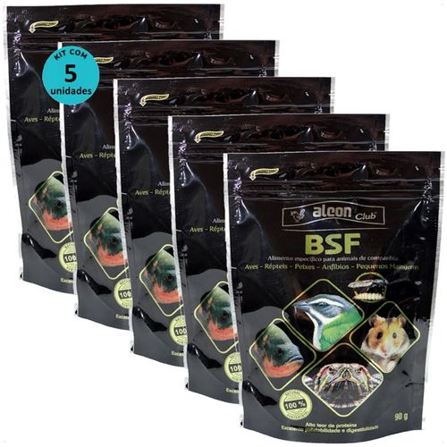 ALCON CLUB BSF 90G AVES RÉPTEIS PEIXES ANFÍBIOS PEQUENOS MAMÍFEROS KIT COM 5 ALCON CLUB BSF 90G AVES RÉPTEIS PEIXES ANFÍBIOS PEQUENOS MAMÍFEROS KIT COM 5