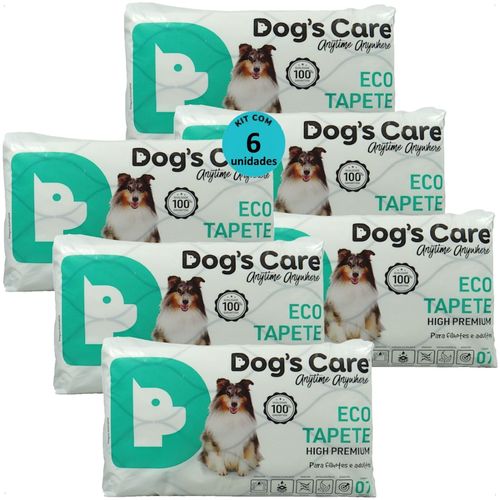 TAPETE HIGIÊNICO DOG´S CARE ECO HIGH PREMIUM 7 UN 82X60 CM KIT COM 6 TAPETE HIGIÊNICO DOG´S CARE ECO HIGH PREMIUM 7 UN 82X60 CM KIT COM 6