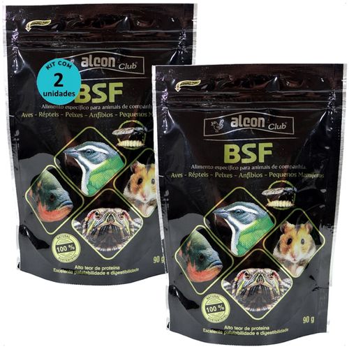 ALCON CLUB BSF 90G AVES RÉPTEIS PEIXES ANFÍBIOS PEQUENOS MAMÍFEROS KIT COM 2 ALCON CLUB BSF 90G AVES RÉPTEIS PEIXES ANFÍBIOS PEQUENOS MAMÍFEROS KIT COM 2