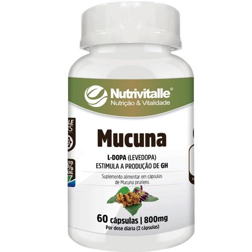 MUCUNA 800MG 60CAPS NUTRIVITALLE