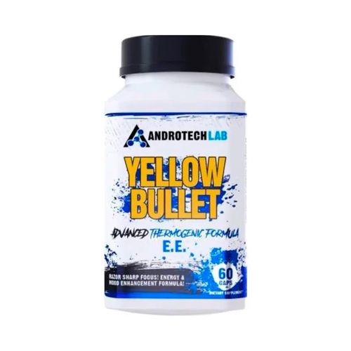 Termogênico Yellow Bullet 60 Capsulas Androtech Lab Termogênico Yellow Bullet 60 Capsulas Androtech Lab
