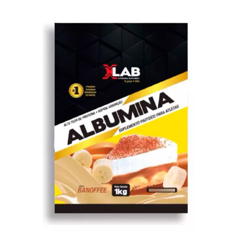 Albumina 1kg Sabor Banoffee X-lab Albumina 1kg Sabor Banoffee X-lab