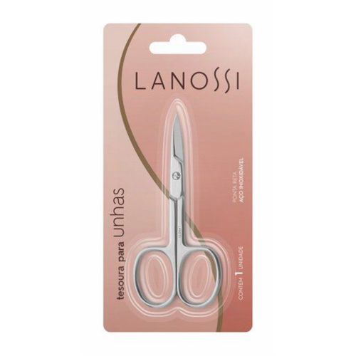 Tesoura Unha Lanossi Reta Tesoura Unha Lanossi Reta