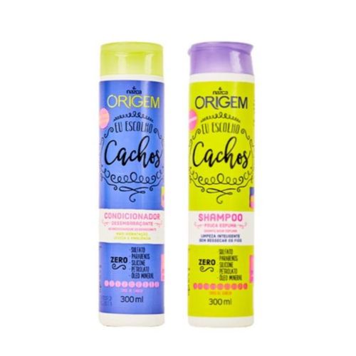 Shampoo + Condicionador Origem 325+180ml Cachos Shampoo + Condicionador Origem 325+180ml Cachos