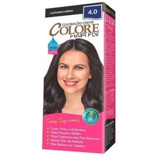 Tintura Colore Creme 50g 4.0 Castanho Médio