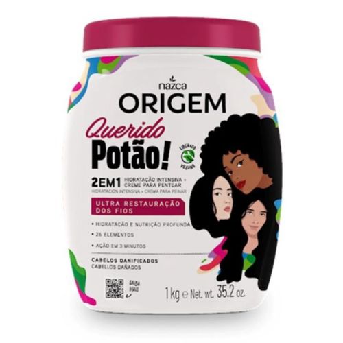 Creme Para Tratamento Origem 1Kg 2 Em 1 Querido Potão