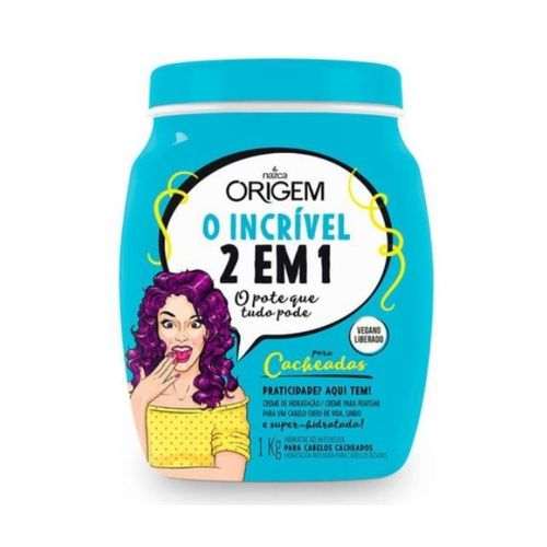 Creme Para Tratamento Origem 1 Kg 2 Em 1 Cacheados