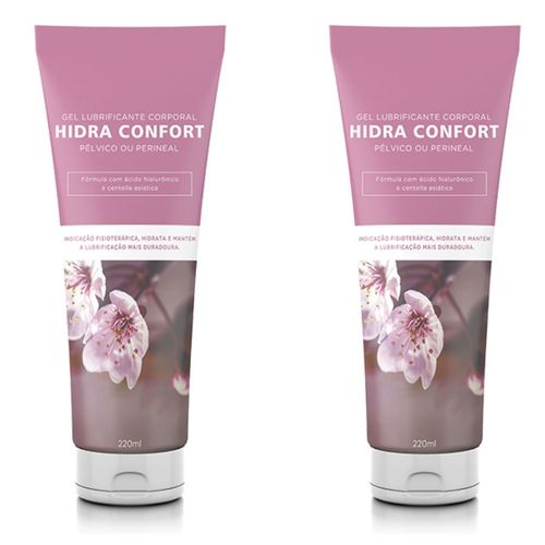 Kit 2 Gel Ácido Hialurônico Intimo Hidratante Hidra Confort - 220ml Kit 2 Gel Ácido Hialurônico Intimo Hidratante Hidra Confort - 220ml