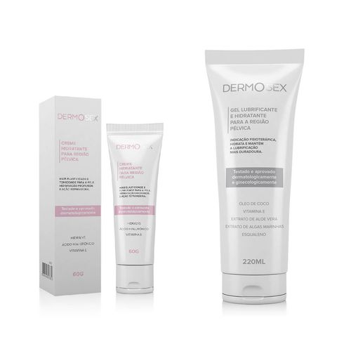 Kit 2 Hidratante Intimo Feminino Interno E Externo Dermosex Kit 2 Hidratante Intimo Feminino Interno E Externo Dermosex