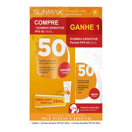 763446---Kit-Protetor-Solar-Sunmax-Sensitive-FPS50-60ml---FPS30-160ml- 763446---Kit-Protetor-Solar-Sunmax-Sensitive-FPS50-60ml---FPS30-160ml-