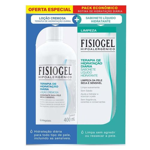 763462---Kit--Fisiogel--Locao--Cremosa--Terapia--de--Hidratacao--Diaria--400ml-Sabonete--Liquido--150ml-1
