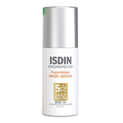 Protetor Solar Facial Fps 50 Fotoprotector Isdin Fusion Water Magic Repair 50Ml