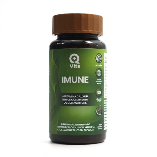Imune Própolis QMaisVits 30 Cápsulas Softgel