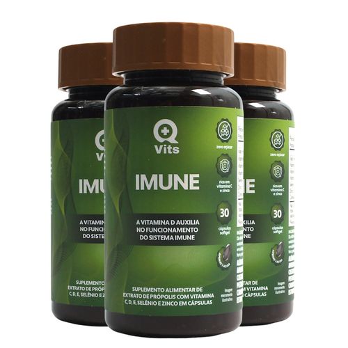 Kit Imune Própolis QMaisVits 90 Cápsulas Softgel Kit Imune Própolis QMaisVits 90 Cápsulas Softgel