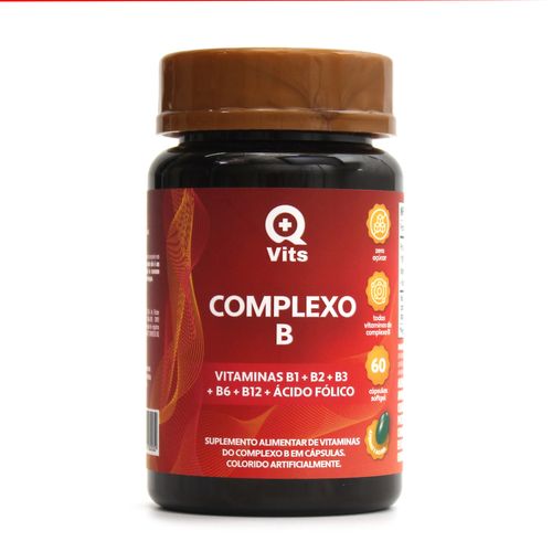 Complexo B QMaisVits 60 Cápsulas Softgel Complexo B QMaisVits 60 Cápsulas Softgel
