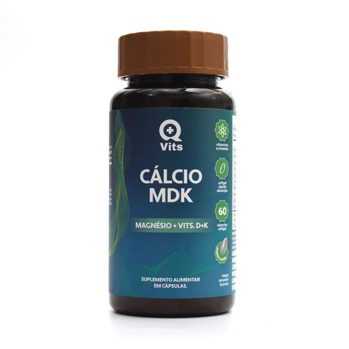 Cálcio MDK QMaisVits 60 Cápsulas Softgel