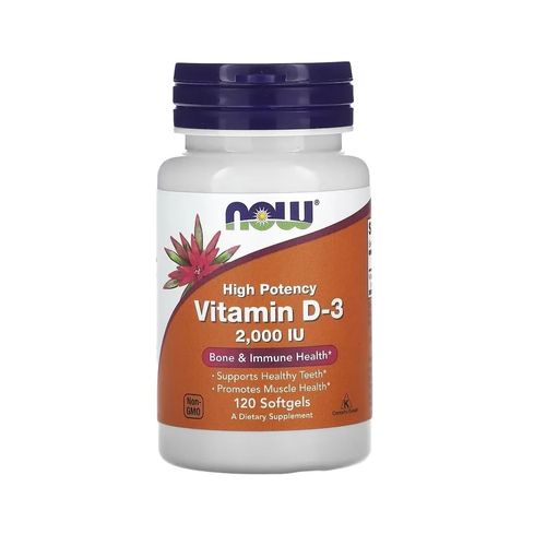 VITAMINA D3 2.000 120 SOFTGELS NOW FOODS VITAMINA D3 2.000 120 SOFTGELS NOW FOODS