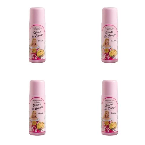 Kit c/4 Unidades de Desodorantes Spray Seivas Do Campo 90ml Power Kit c/4 Unidades de Desodorantes Spray Seivas Do Campo 90ml Power