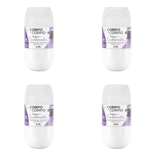 Kit c/4 Unidades de Davene Desodorante Roll-On Toque Envolvente Kit c/4 Unidades de Davene Desodorante Roll-On Toque Envolvente