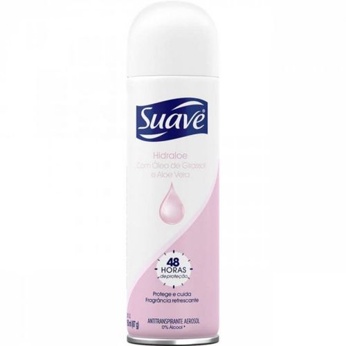 Kit c/9 Unidades de Desodorante Aerosol Suave Hidraloe 150ml
