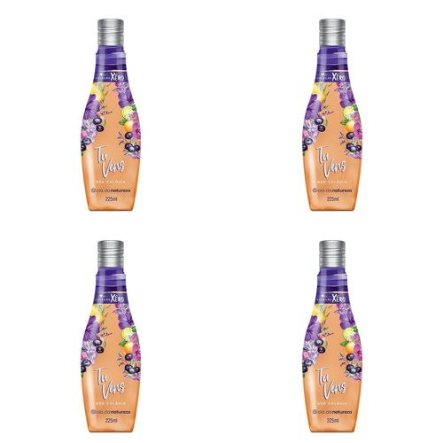 Kit c/4 Unidades de Desodorante Colônia Tu Vens 225ml Kit c/4 Unidades de Desodorante Colônia Tu Vens 225ml