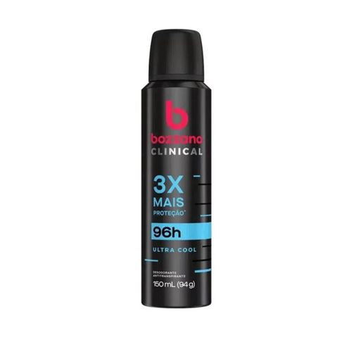 Kit c/4 Unidades de Desodorante Aerosol Bozzano Clinical 94g Ultra Cool
