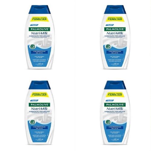 Kit c/4 Sabonetes Líquido Palmolive Hidratante Nutrimilk 650ml Kit c/4 Sabonetes Líquido Palmolive Hidratante Nutrimilk 650ml