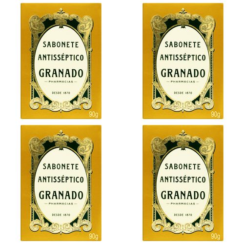 Kit c/4 Sabonetes Granado Antisséptico 90g cada Kit c/4 Sabonetes Granado Antisséptico 90g cada