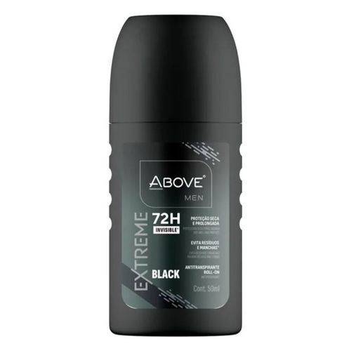 Kit c/4 Unidades de Desodorante Rollon Above 50ml Extreme Black Kit c/4 Unidades de Desodorante Rollon Above 50ml Extreme Black