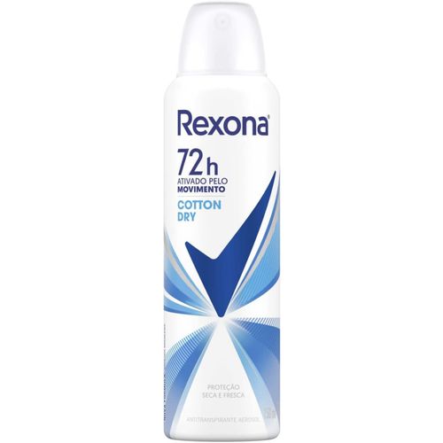 Kit c/4 Unidades de Desodorante Rexona Aero Cotton Dry 150ml Kit c/4 Unidades de Desodorante Rexona Aero Cotton Dry 150ml