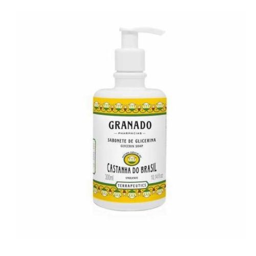 Kit c/4 Sabonete Líquido Granado Terrapeutics 300ml Castanha Brasil