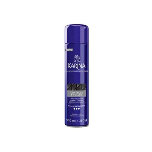 Kit c/4 Fixador Hair Spray Karina 400ml Extra Forte
