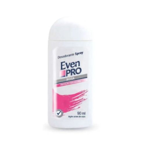 Kit c/2 Unidades de Desodorante Spray Even Pro Rosa 90ml Kit c/2 Unidades de Desodorante Spray Even Pro Rosa 90ml