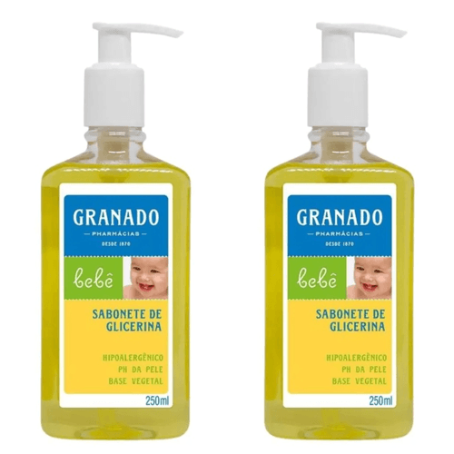 Kit c/2 Sabonetes Líquido Infantil Granado Bebê 250ml Tradicional Kit c/2 Sabonetes Líquido Infantil Granado Bebê 250ml Tradicional