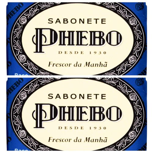 Kit c/2 Sabonetes Phebo Frescor Da Manhã 90g Kit c/2 Sabonetes Phebo Frescor Da Manhã 90g
