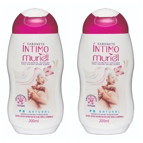 Kit c/2 Sabonetes Íntimo Muriel 200ml Kit c/2 Sabonetes Íntimo Muriel 200ml