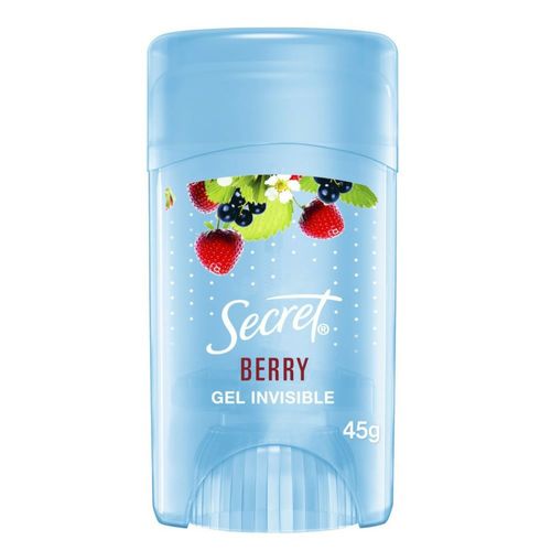 Kit c/2 Unidades de Desodorante Secret Gel 45g Invisible Berry Kit c/2 Unidades de Desodorante Secret Gel 45g Invisible Berry