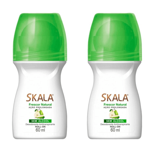 Kit c/2 Unidades de Desodorante Rollon Skala 60ml Frescor