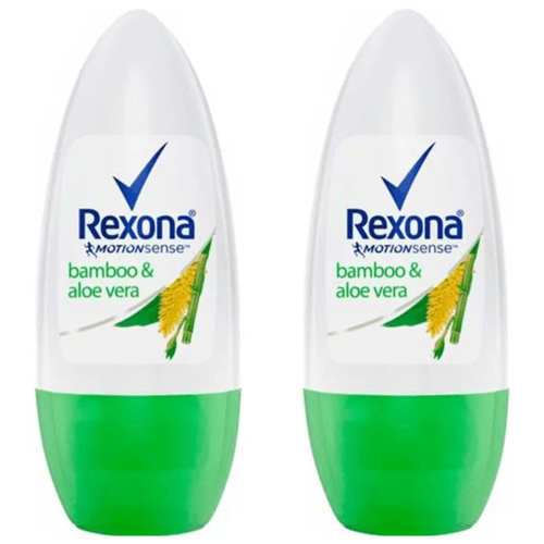 Kit c/2 Unidades de Desodorante Rollon Rexona Compacto 30ml Bamboo E Aloe Vera Kit c/2 Unidades de Desodorante Rollon Rexona Compacto 30ml Bamboo E Aloe Vera