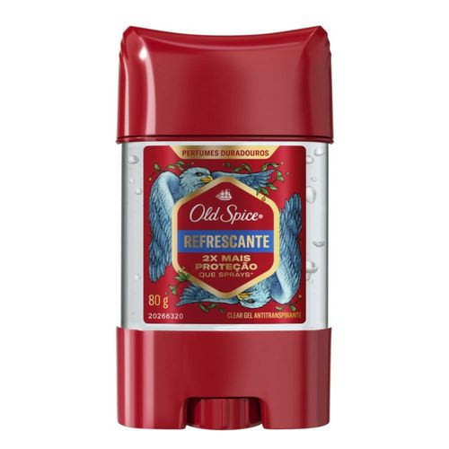 Kit c/2 Unidades de Desodorante Old Spice Gel 80g Refrescante