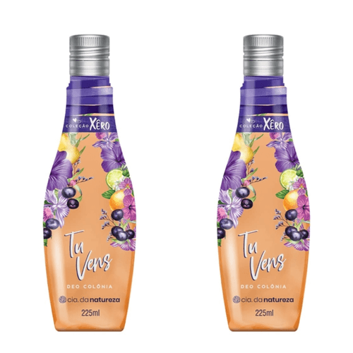 Kit c/2 Unidades de Desodorante Colônia Tu Vens 225ml cada Kit c/2 Unidades de Desodorante Colônia Tu Vens 225ml cada