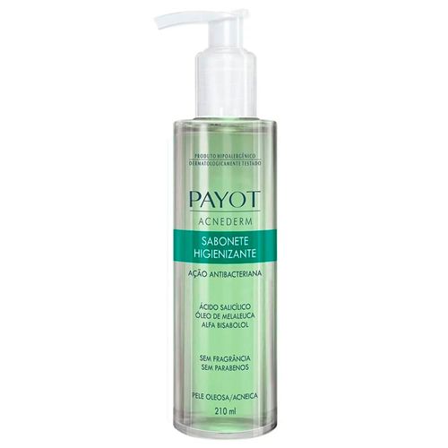 Kit c/2 Sabonete Líquido Higienizante Facial Acnederm Payot 210ml Kit c/2 Sabonete Líquido Higienizante Facial Acnederm Payot 210ml