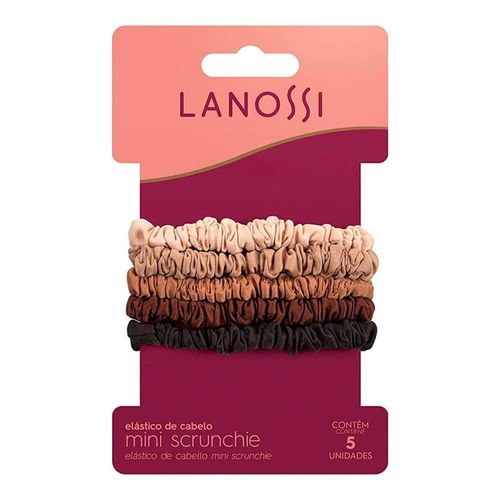 Elástico de Cabelo Kit Lanossi Mini Scrunchie c/6 Unidades Elástico de Cabelo Kit Lanossi Mini Scrunchie c/6 Unidades