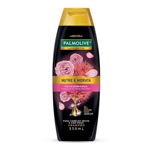 Shampoo Palmolive Óleo Rícino e Óleo de Rosas 350ml Shampoo Palmolive Óleo Rícino e Óleo de Rosas 350ml